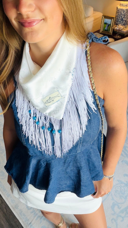 "She's a Catch" Scarf / Reversible