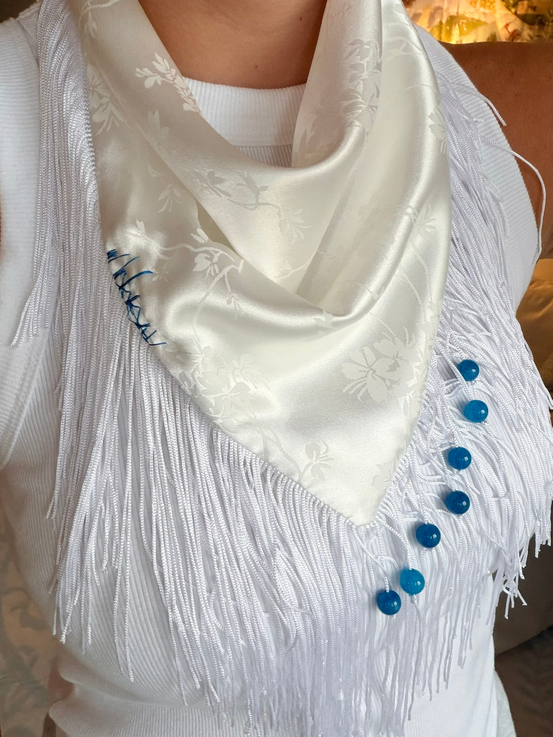 "She's a Catch" Scarf / Reversible